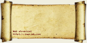 Andjelina Jerković vizit kartica